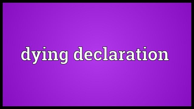 Case Study: Mukeshbhai Gopalbhai v. State of Gujarat: Dying Declaration