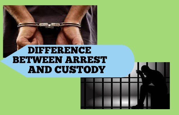 Difference between Arrest and Custody?