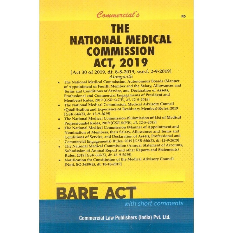 National Medical Commission Act, 2019