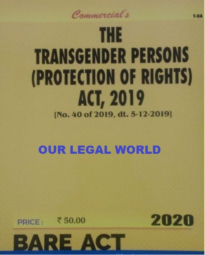 Supreme Court issue notice against the petition challenging the Transgender Persons Act 2019