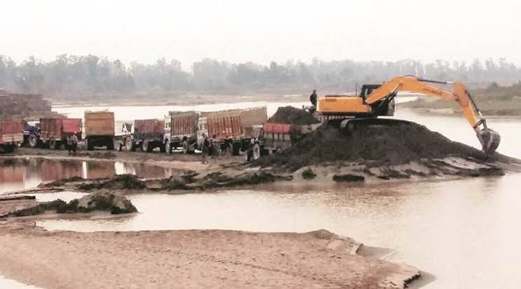 Sand mining