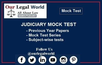 Specific Relief Act, 1963 MCQ | Mock test | Judicial Services